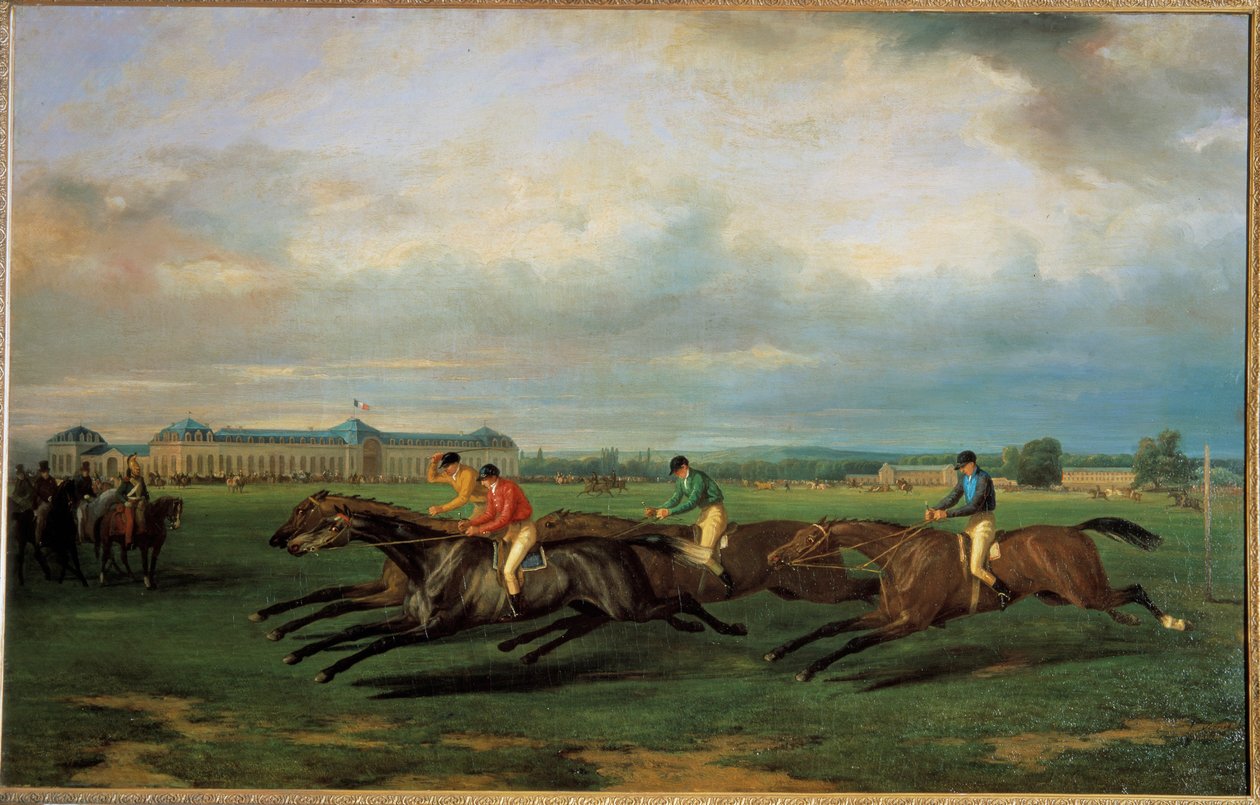 Courses de chevaux à Chantilly - French School