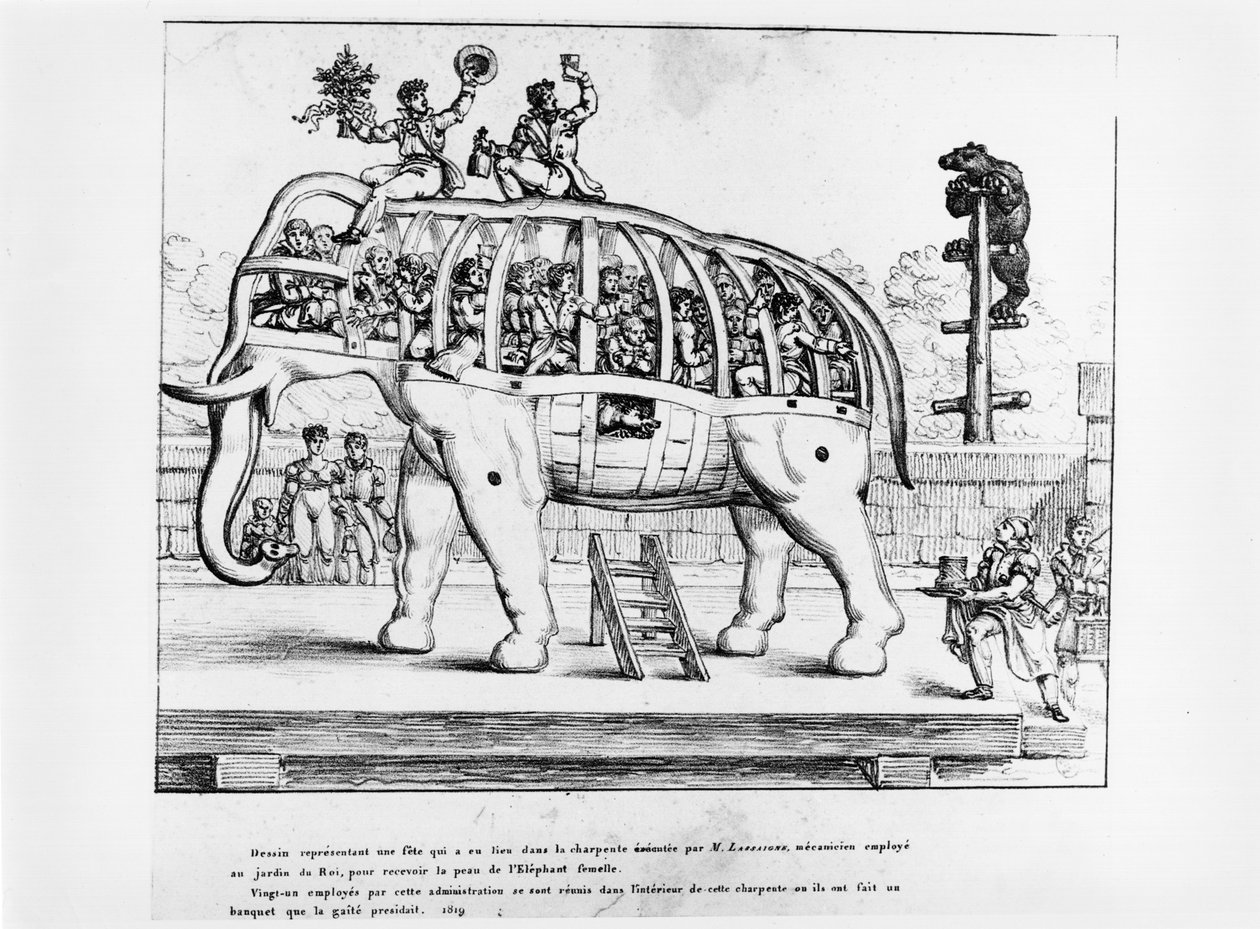 Jardin des Plantes à Paris, 1819 - French School