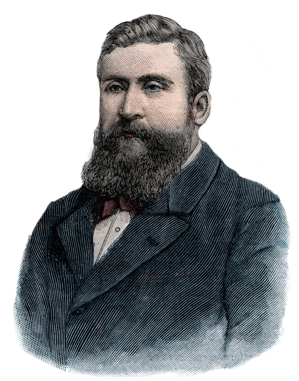 Jean Jaurès en 1898 (gravure) - French School