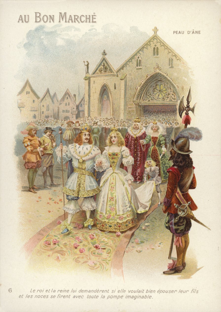 Procession du roi et de la reine - French School