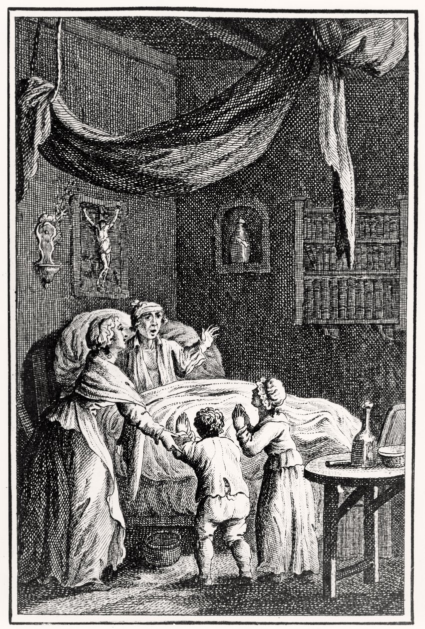 La Vie de Mon Père (gravure) - French School