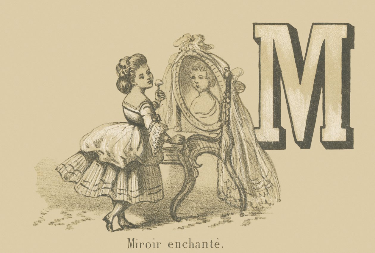 Miroir enchanté - French School