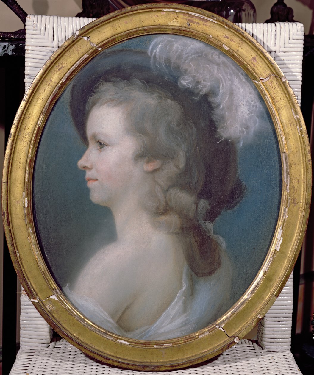 Marie Anne Paulze jeune fille - French School