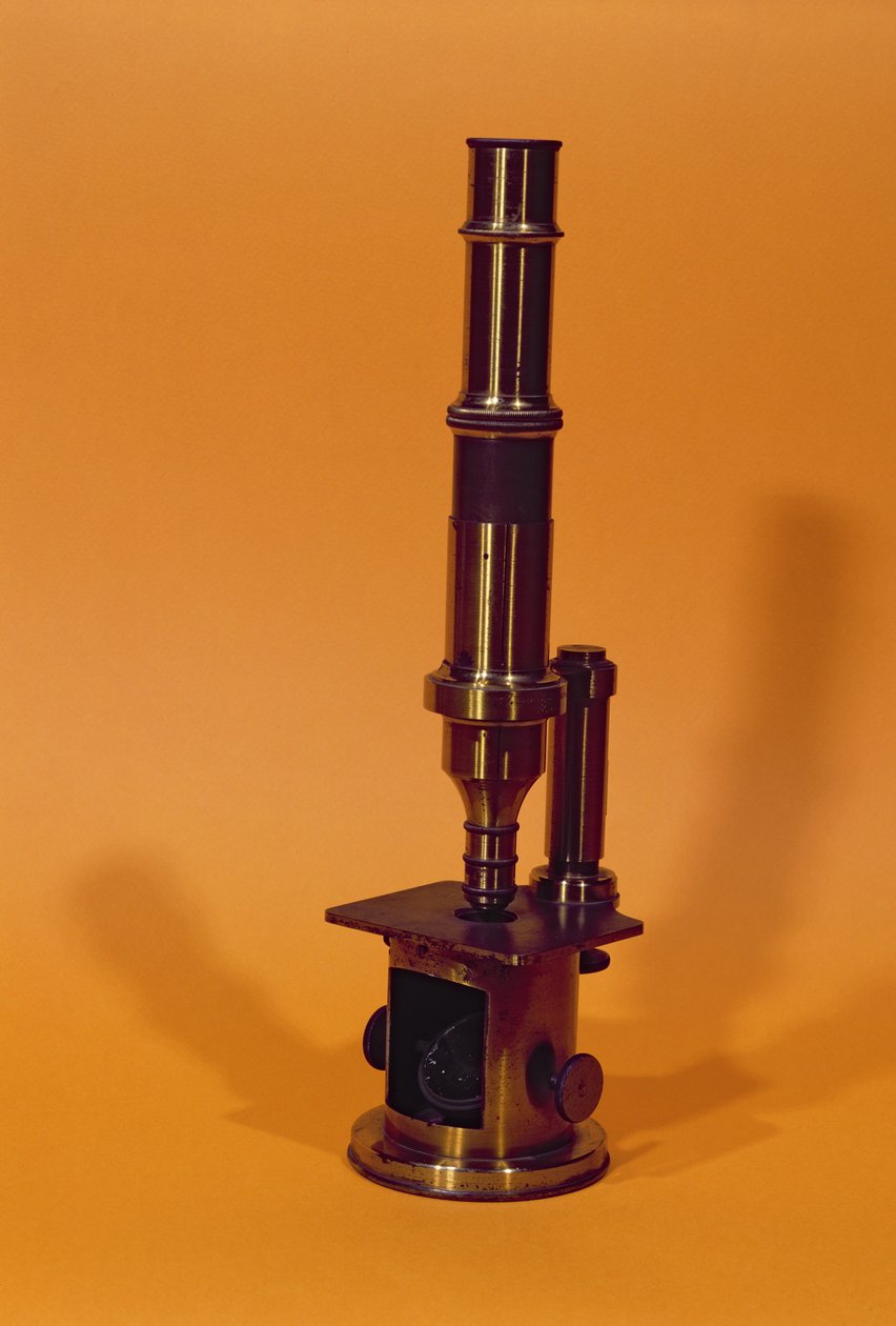 Microscope appartenant à Louis Pasteur (métal) - French School