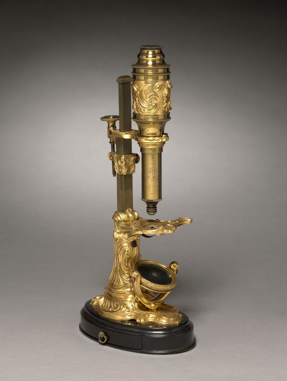 Microscope, vers 1745-1765 - French School