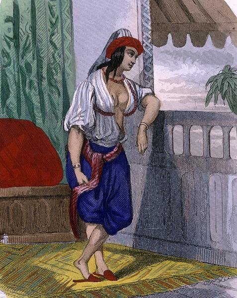 Femme mauresque, vers 1840 - French School