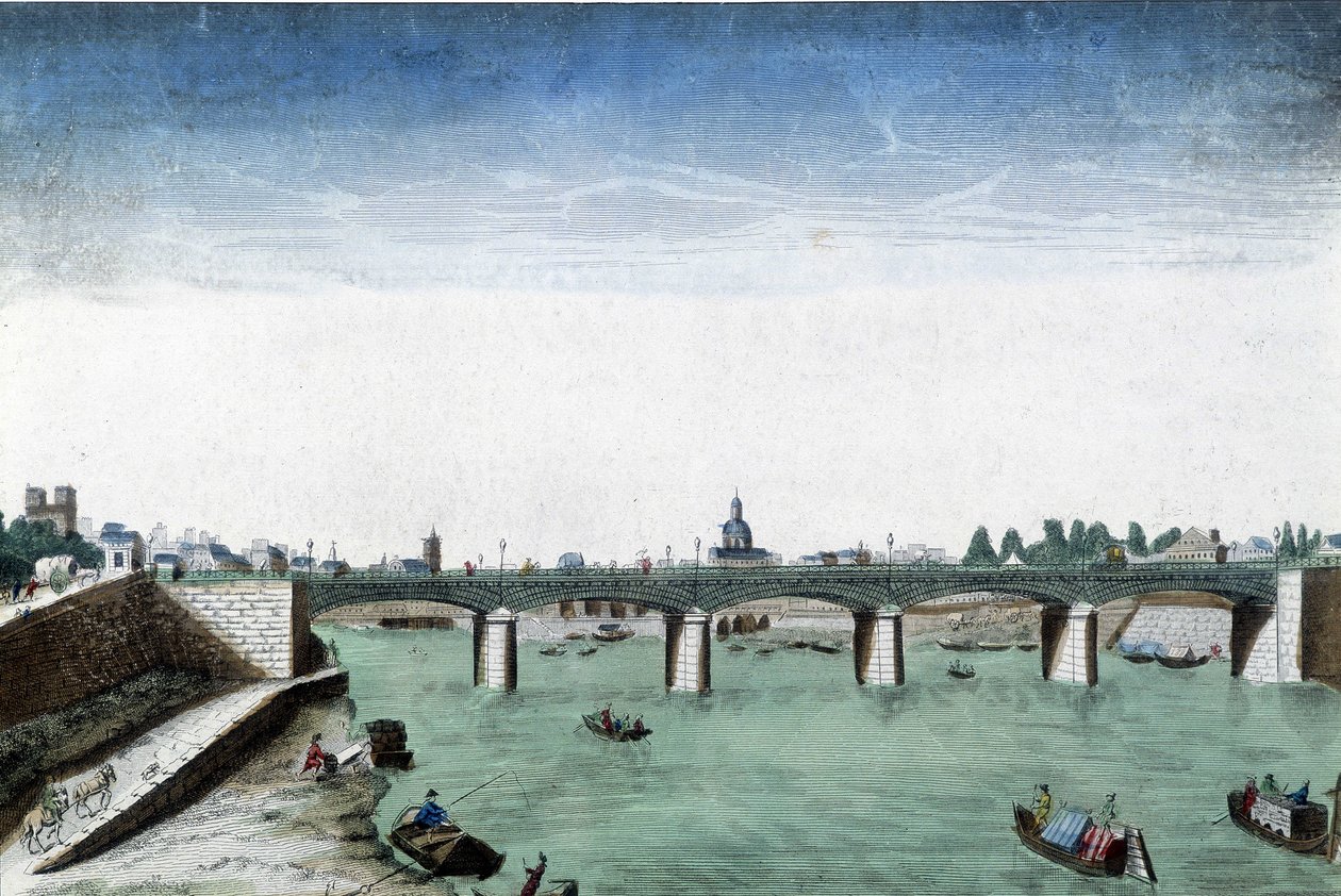 Vue optique de Paris, le Pont d