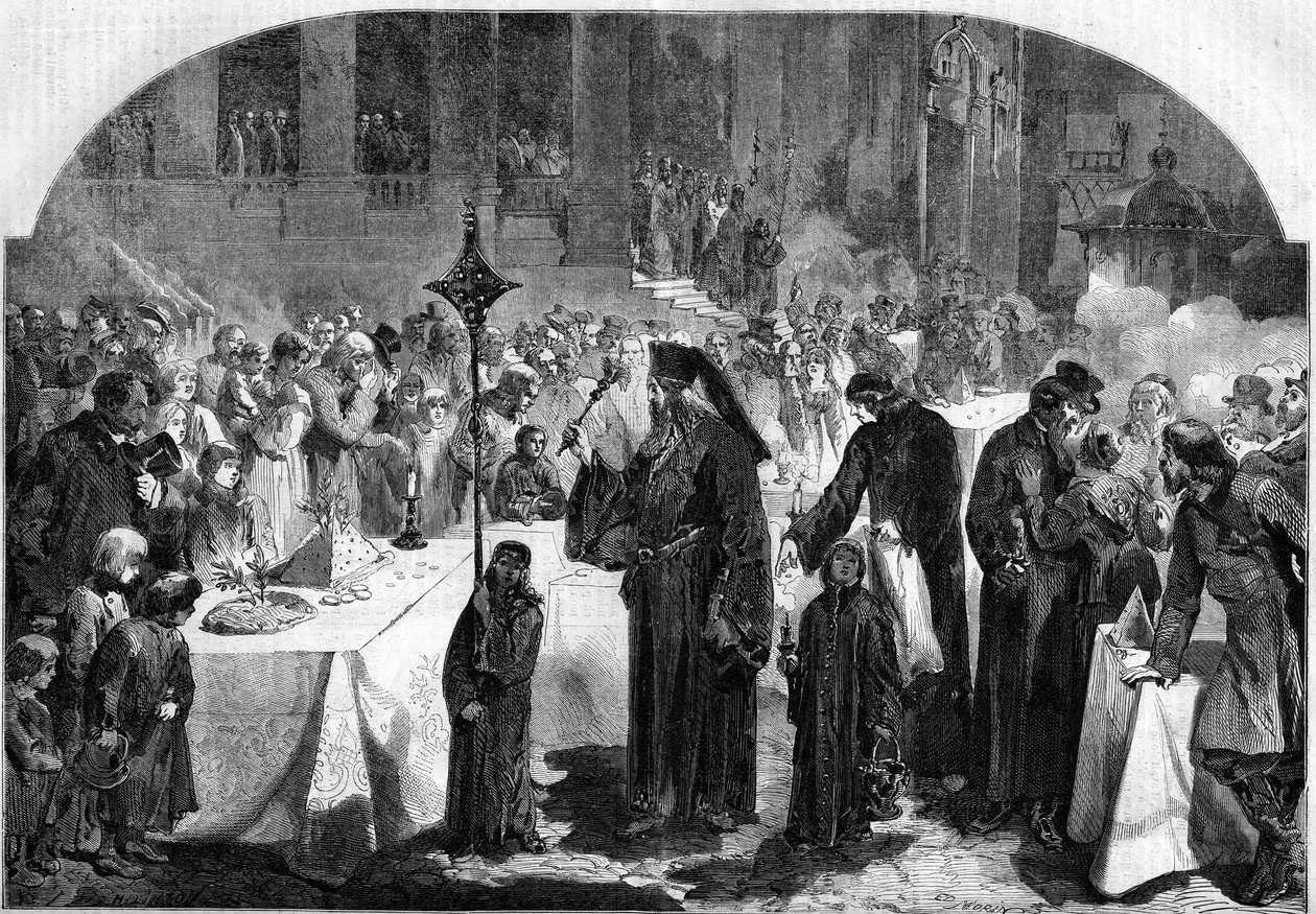 Rite orthodoxe - Pâques - Russie - French School