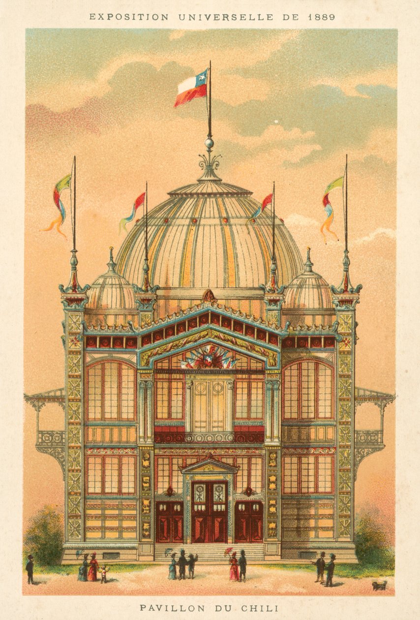 Pavillon du Chili, Exposition Universelle 1889, Paris - French School