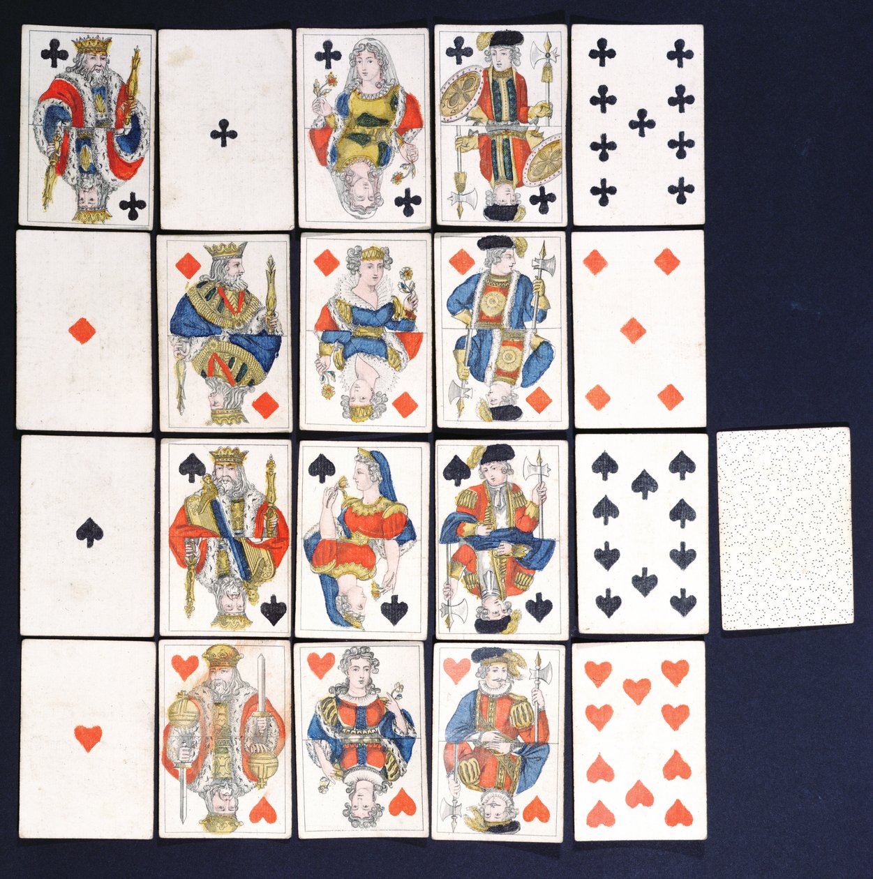Cartes à jouer - French School