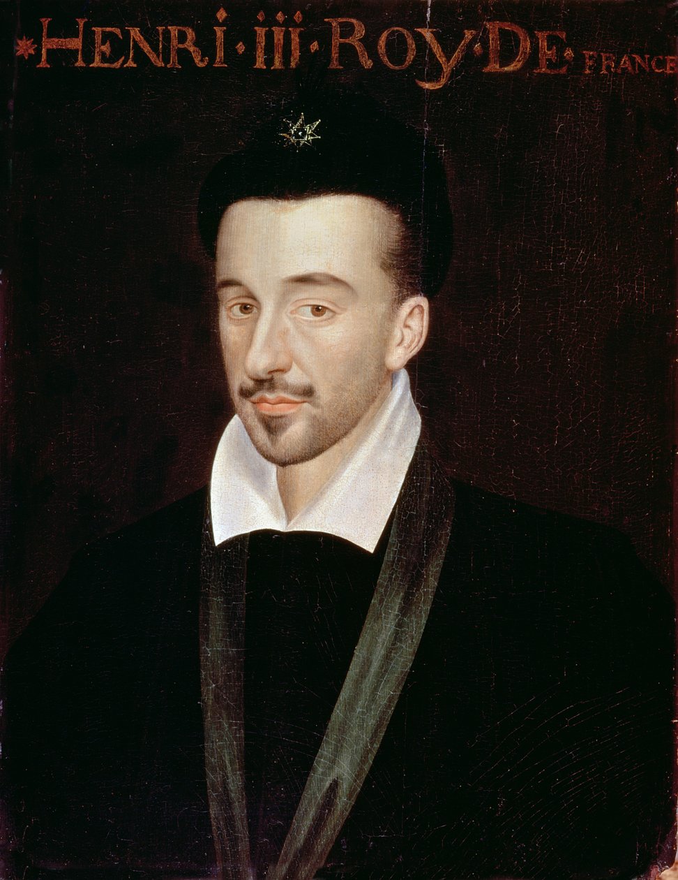 Portrait de Henri III (1551-89) - French School