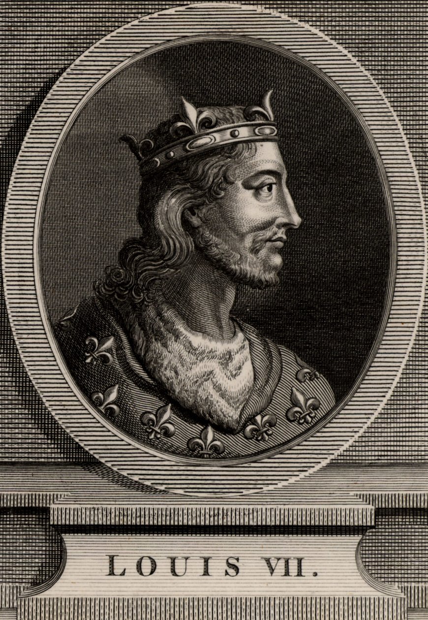Portrait de Louis VII - French School