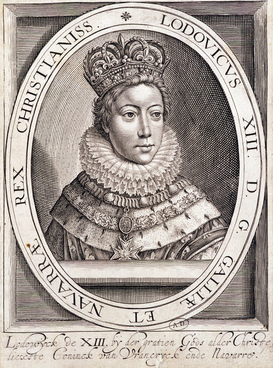 Portrait de Louis XIII, jeune. - French School