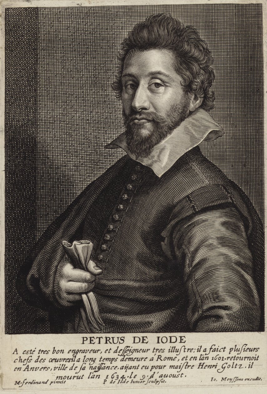 Portrait de Pieter de Jode I - French School