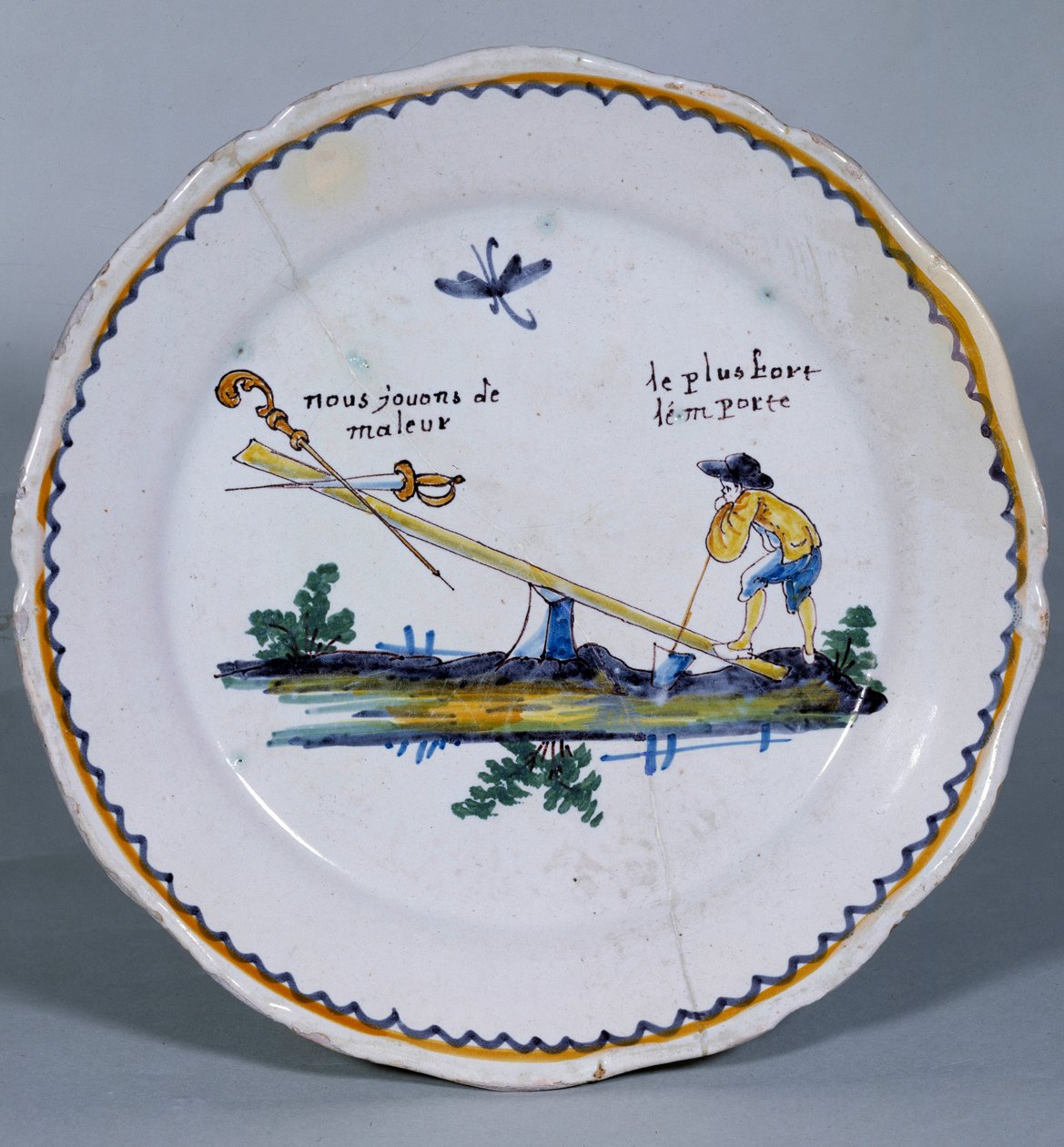 Assiette révolutionnaire - French School