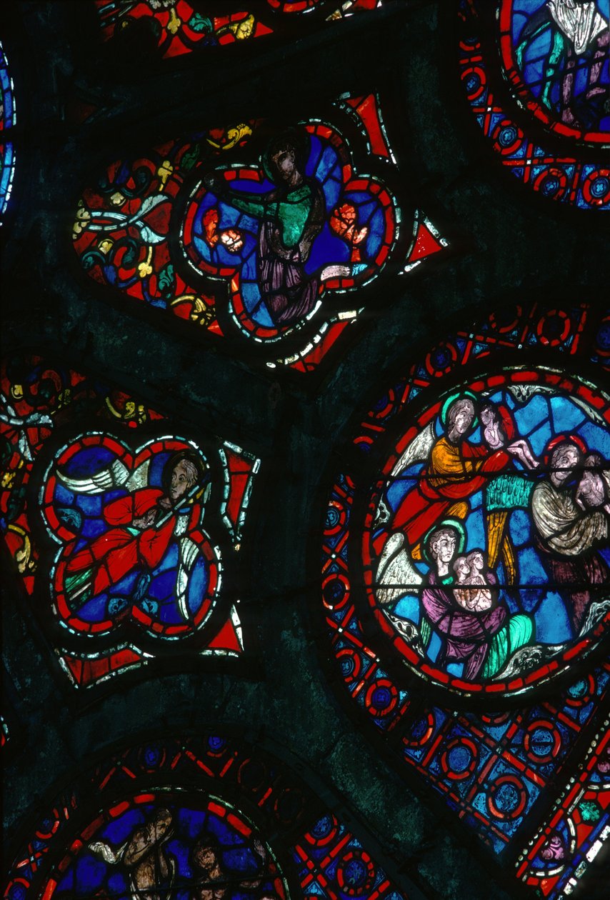 Détail de la rosace - French School