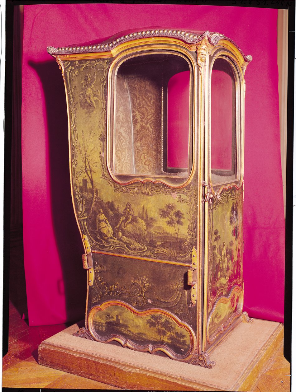 Chaise à porteurs - French School