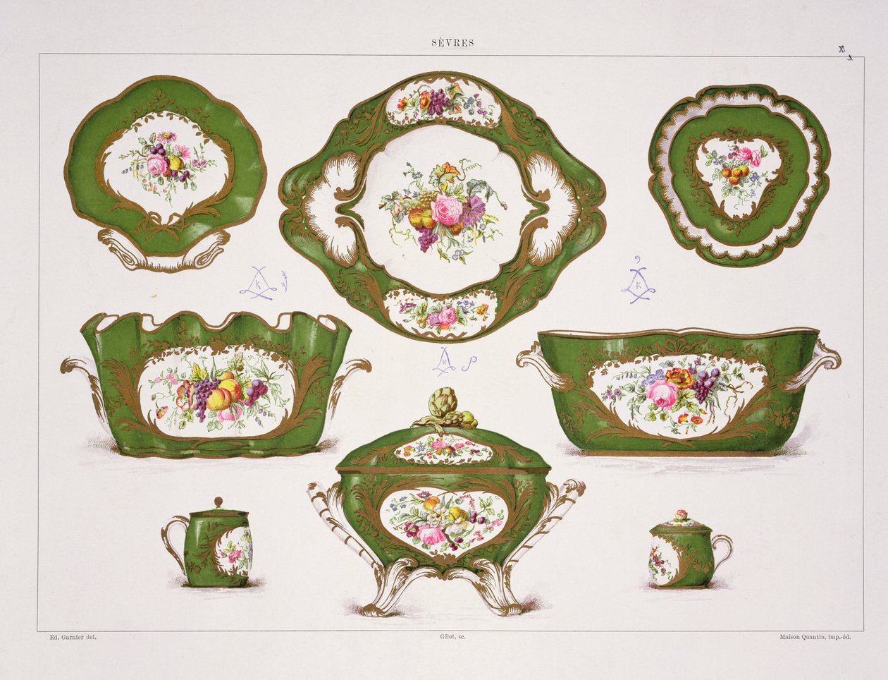 Service de table de Sèvres - French School