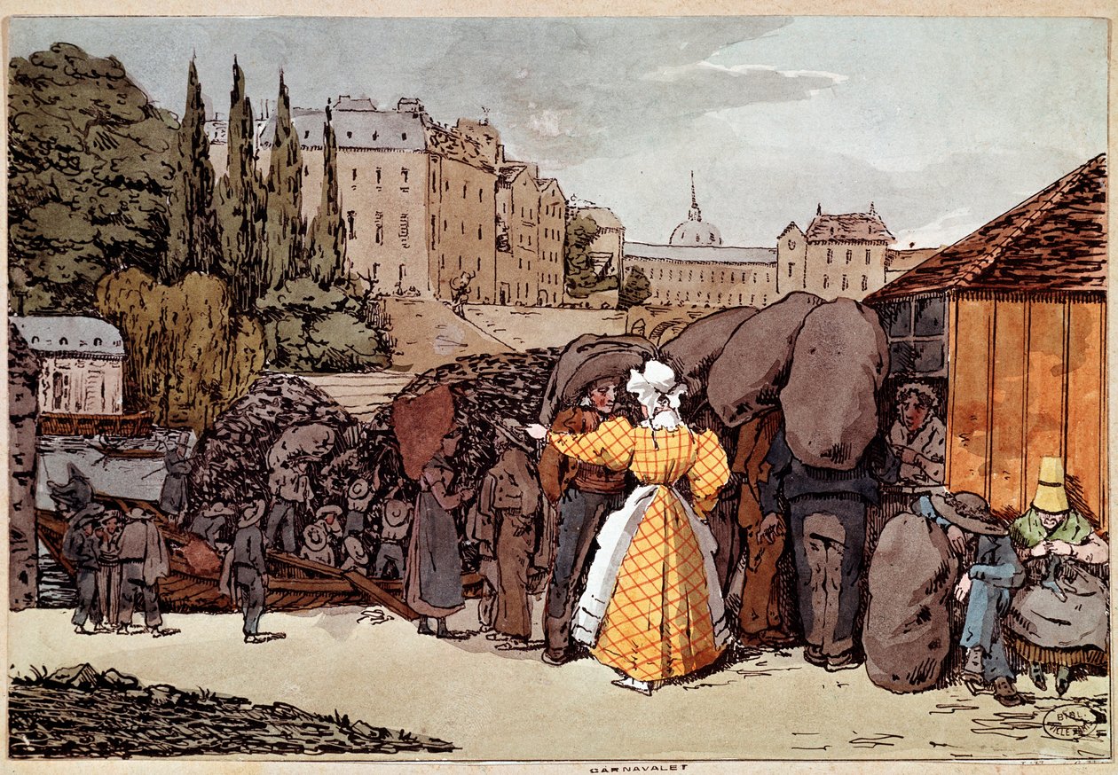 Petits métiers : le charbon - French School