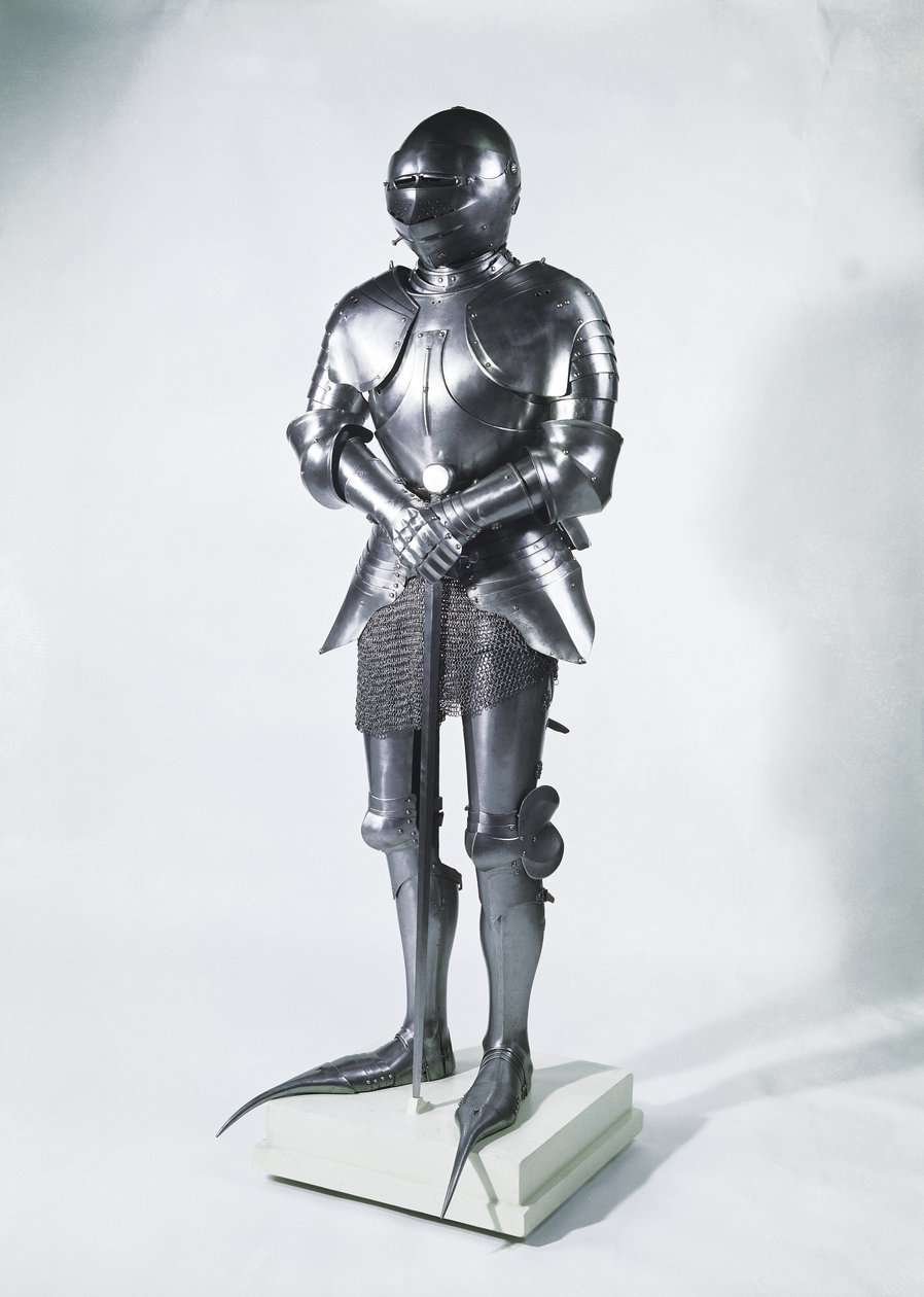 Armure avec poulaines, c.1480 - French School