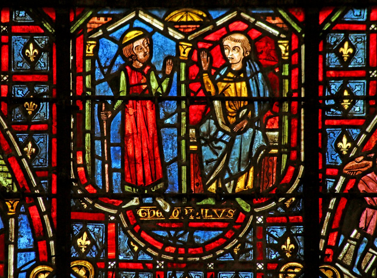 Théophile construit une église - French School