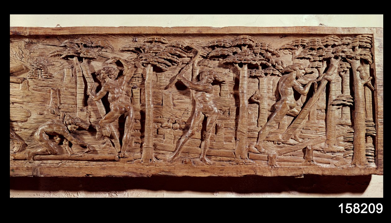 Commerce du bois du Brésil, c.1550 - French School