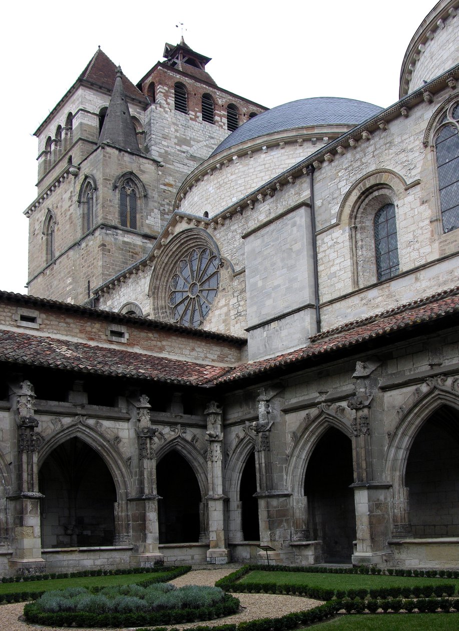 Vue depuis les cloîtres, XIe-XVIe siècle - French School