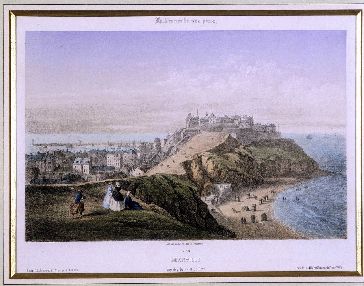 Vue de Granville - French School