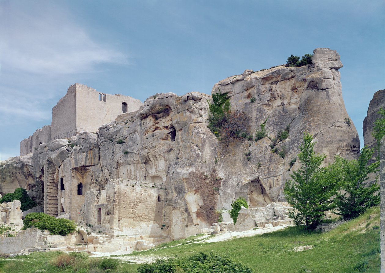 Vue du château - French School