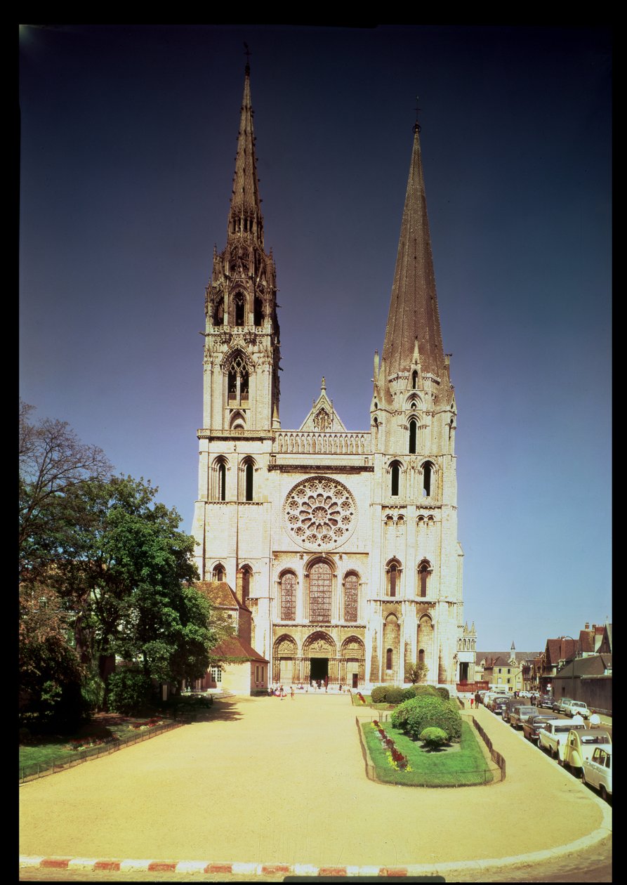 Vue de la façade ouest - French School
