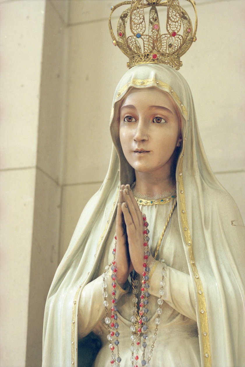 Vierge (bois peint) - French School