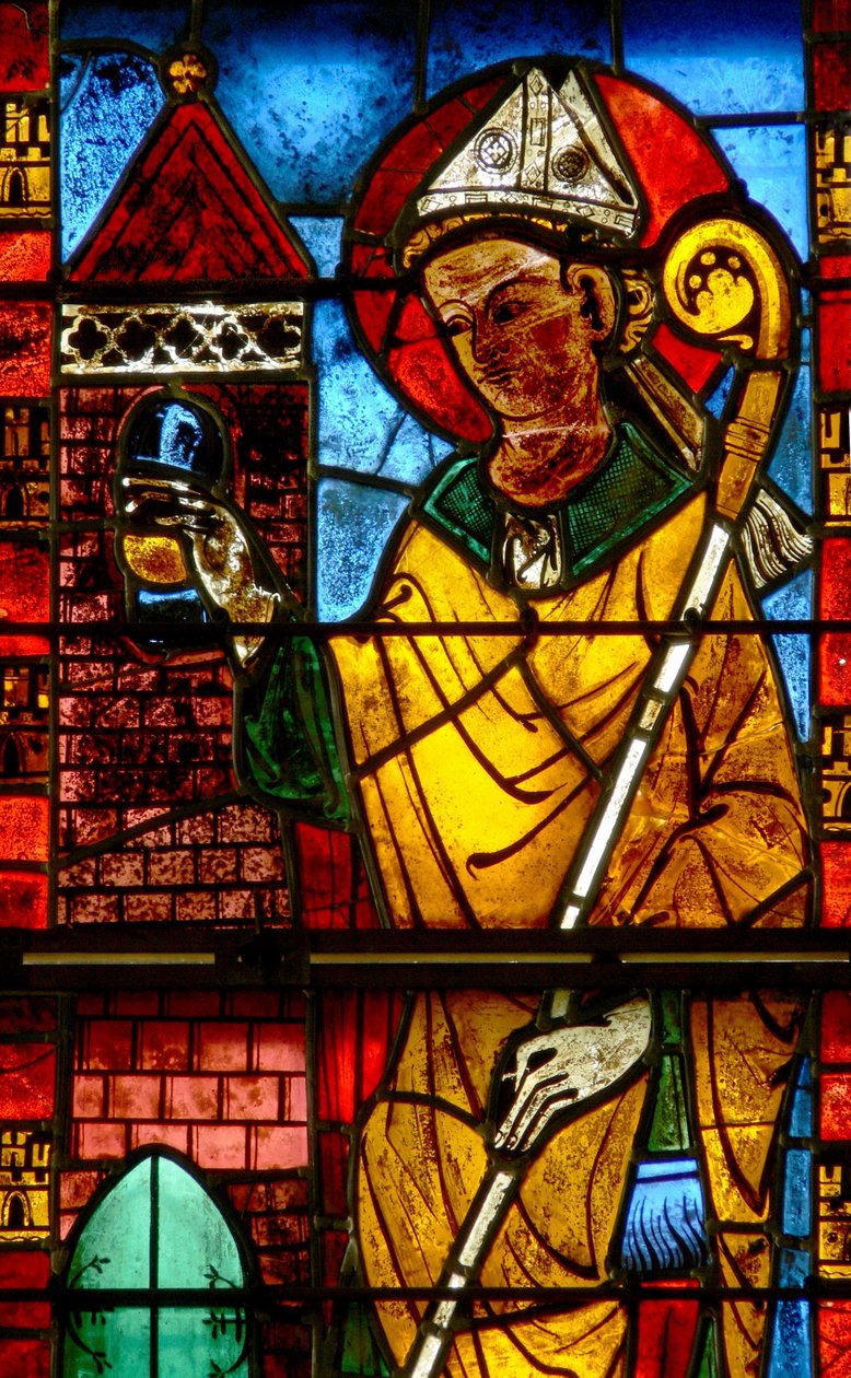 Fenêtre w13 représentant Saint Nicolas - French School