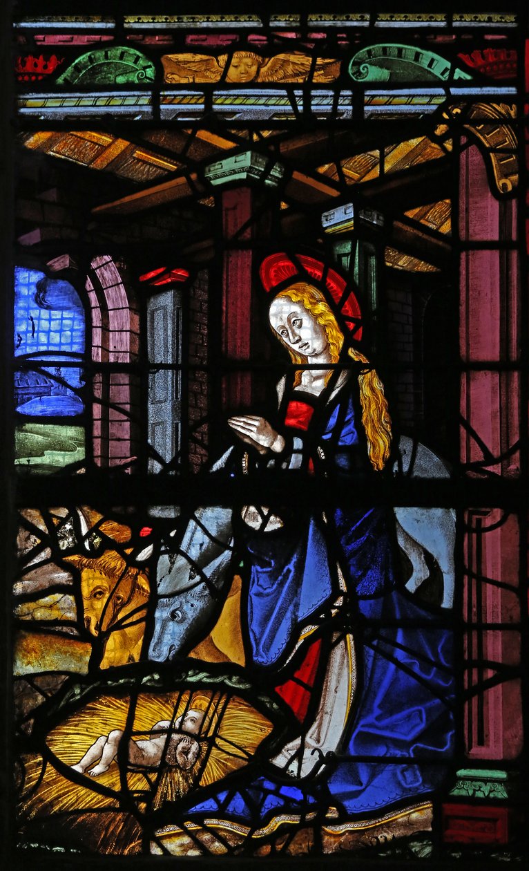 Fenêtre w1 - La Nativité - French School