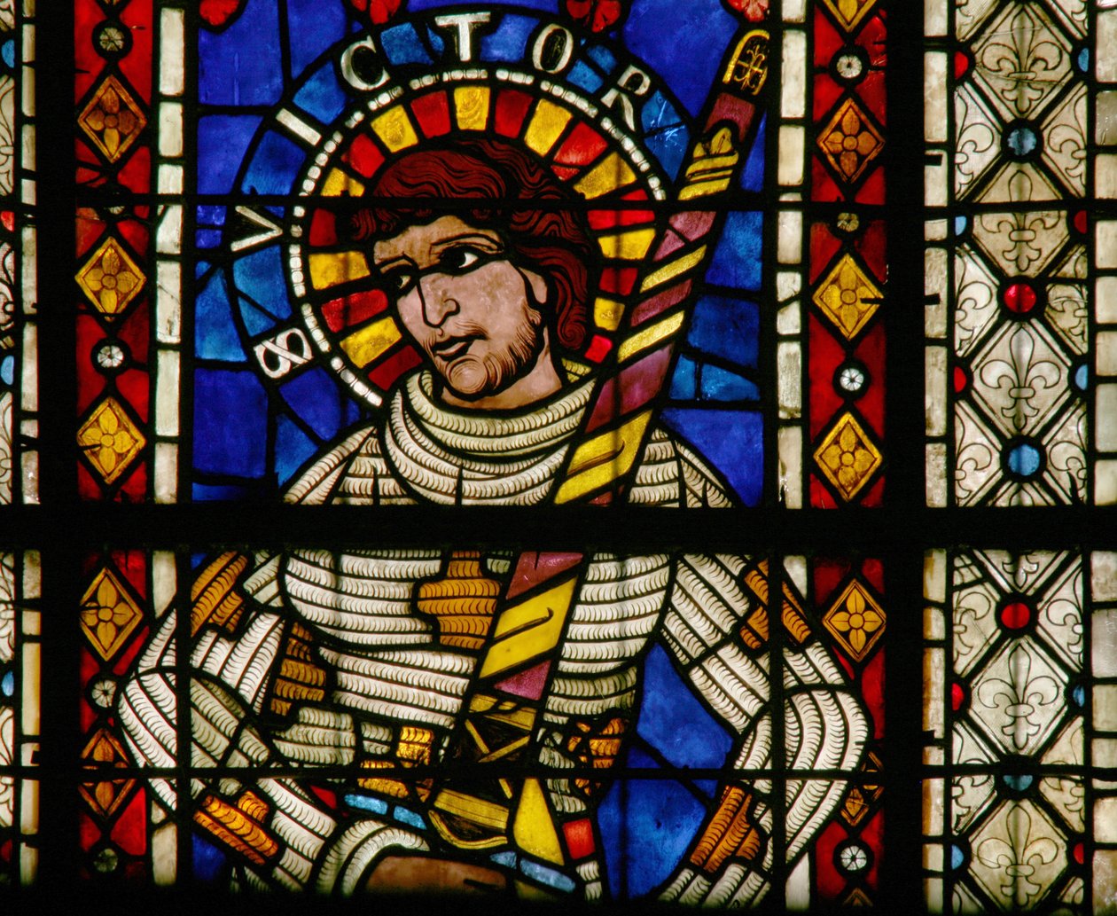 Fenêtre w203 représentant Saint Victor - French School