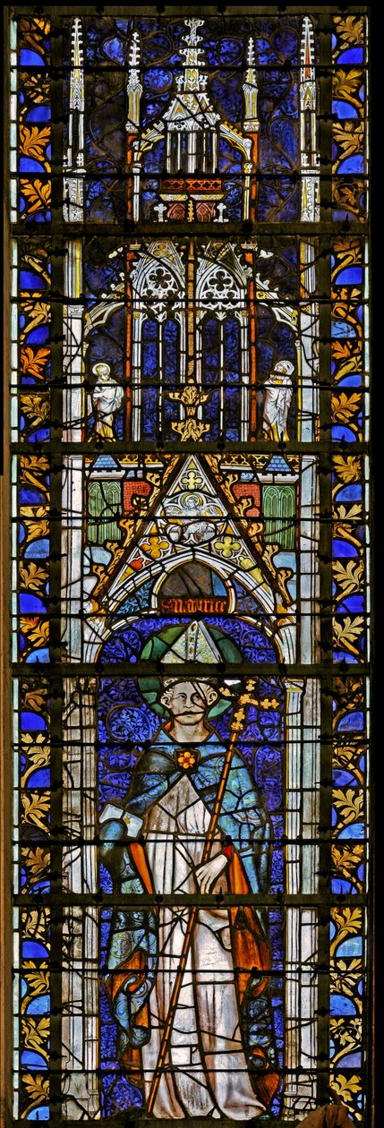 Fenêtre w7 représentant Saint Maurice - French School