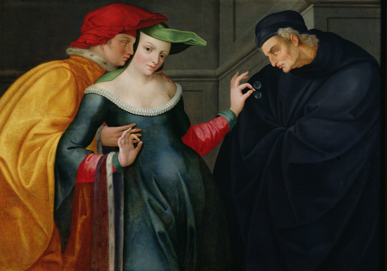 Femme entre deux âges - French School