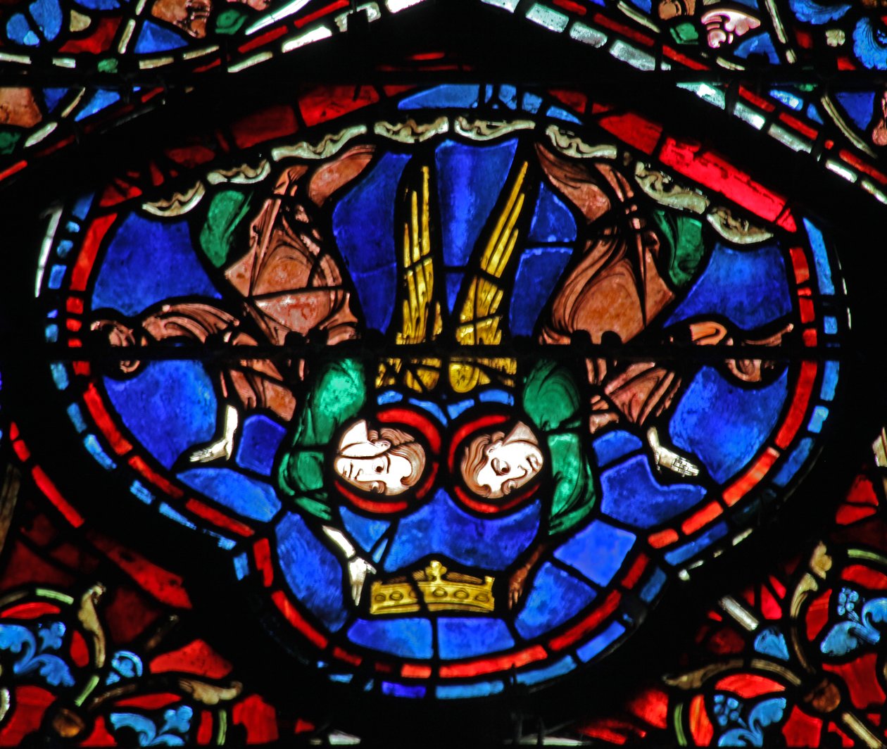 Anges avec couronne - French School