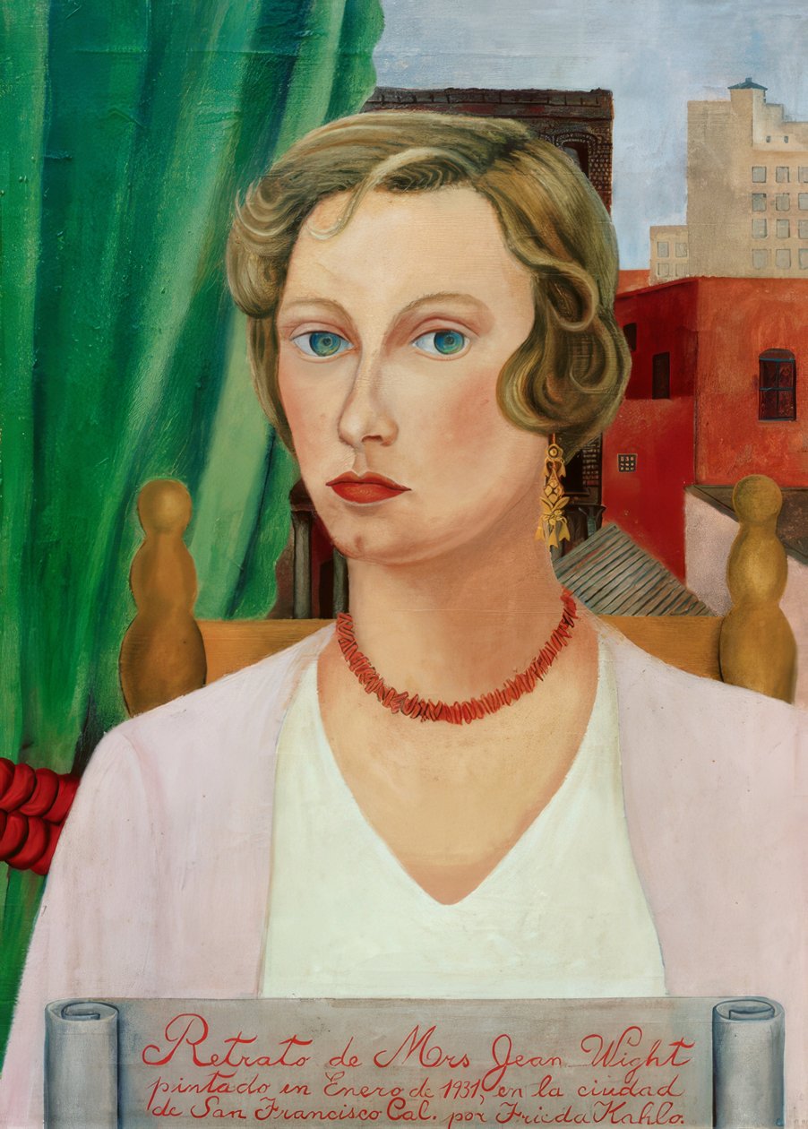 Portrait de Mme Jean Wight - Frida Kahlo