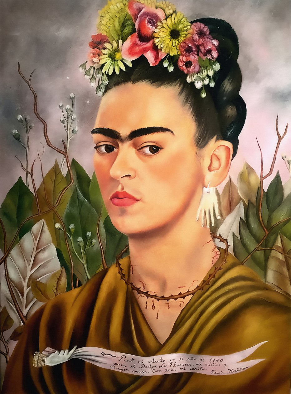Autoportrait, dédié au Dr Eloesser - Frida Kahlo
