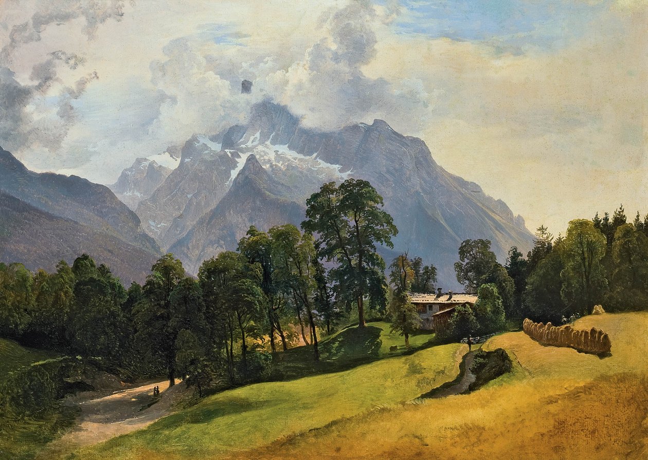 Der hohe Steinberg bei Berchtesgaden - Friedrich Gauermann