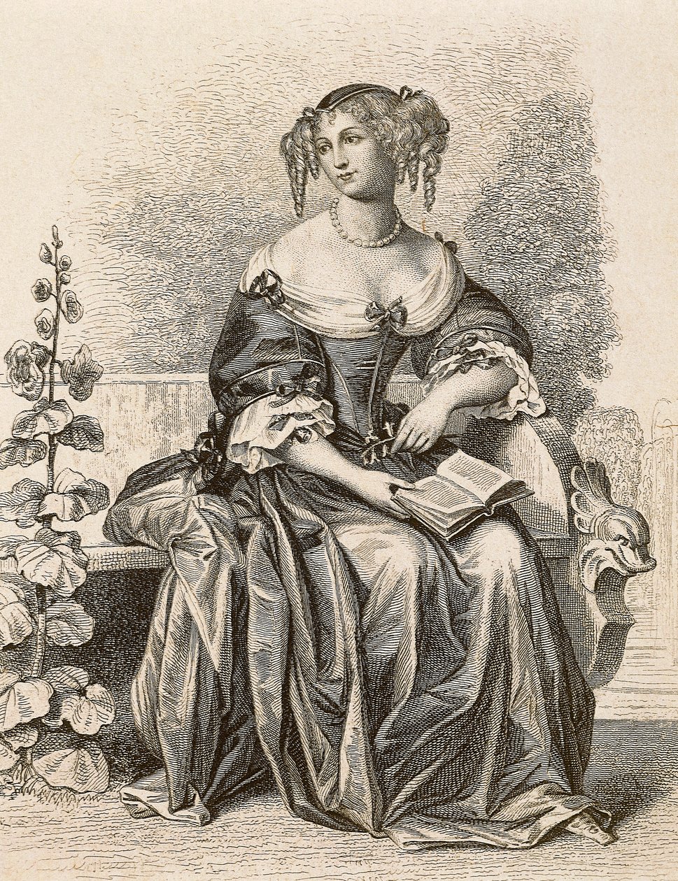 Portrait de Madame de Sévigné - Friedrich (after) Bouterwek