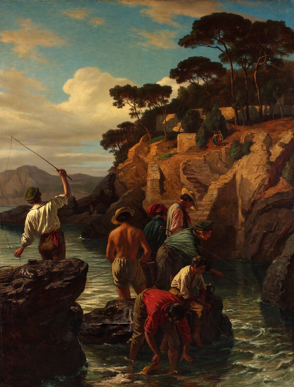 Sur la côte génoise - Friedrich Alois Schönn