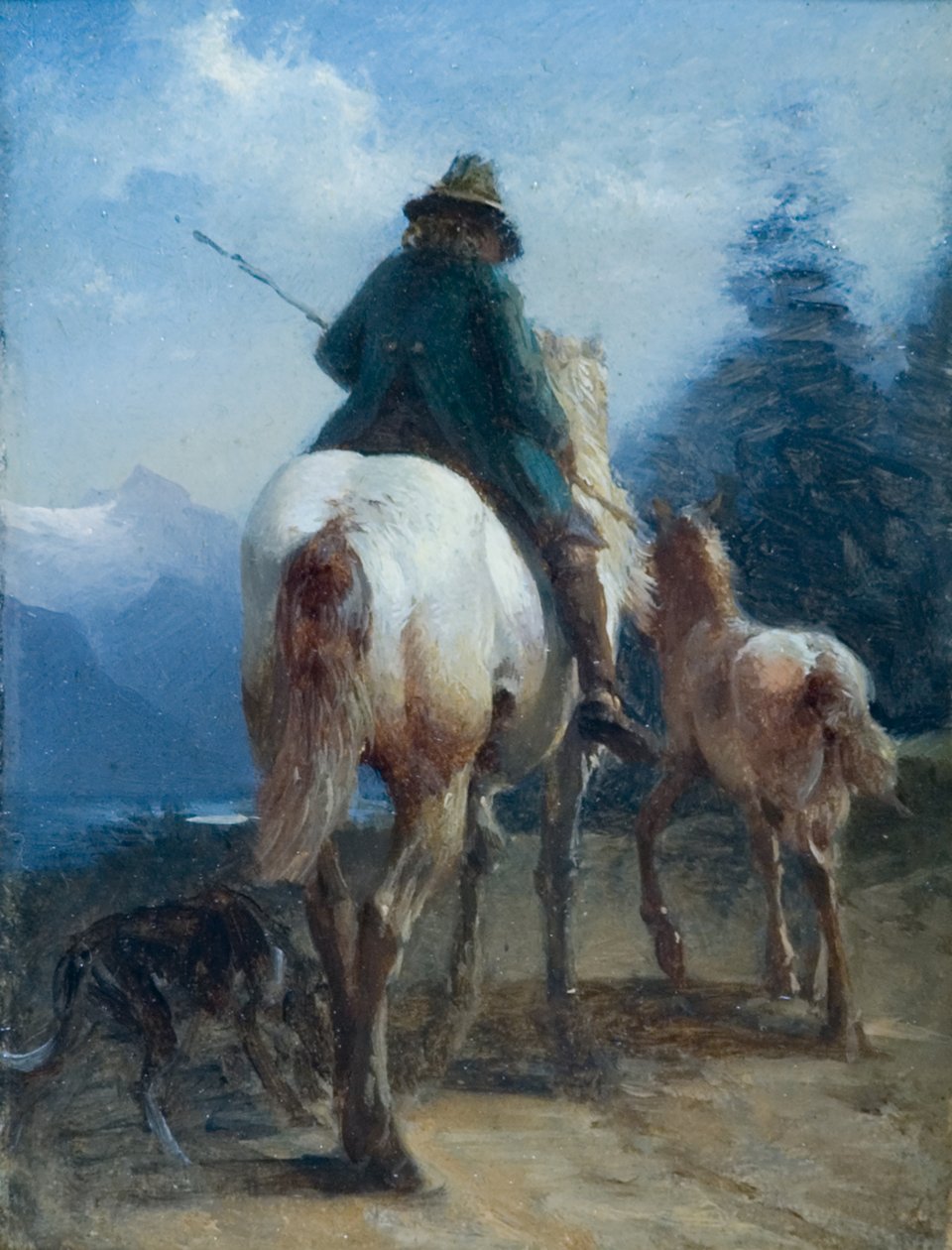 Le retour - Friedrich August Mathias Gauermann