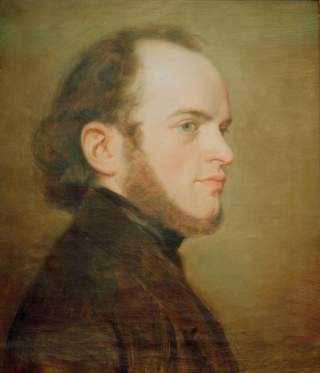Portrait du jeune Adolph Menzel - Friedrich Eduard Meyerheim