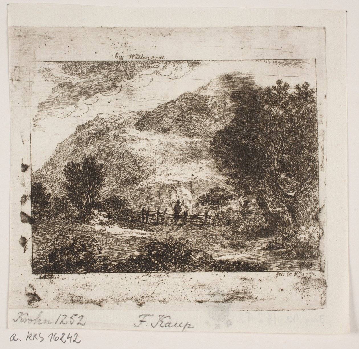 Paysage près de Wallenstadt - Friedrich Kaup