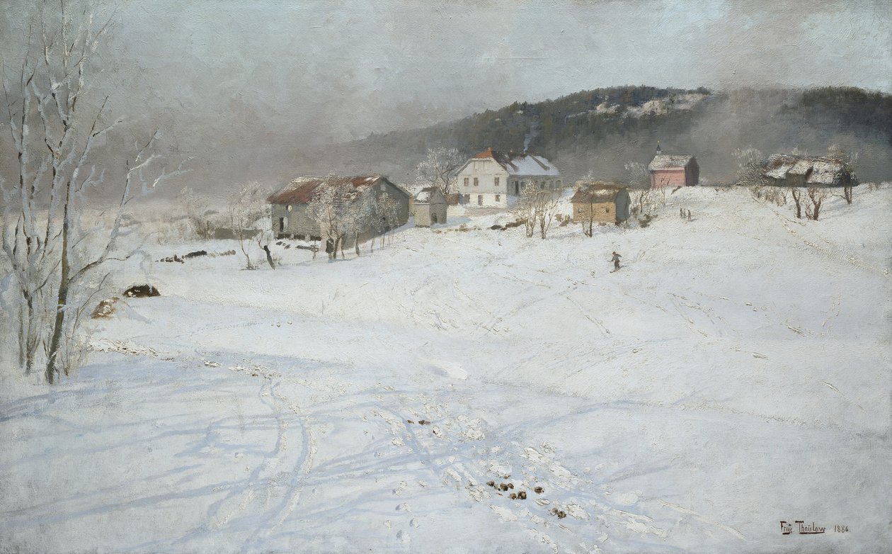 Hiver - Fritz Thaulow