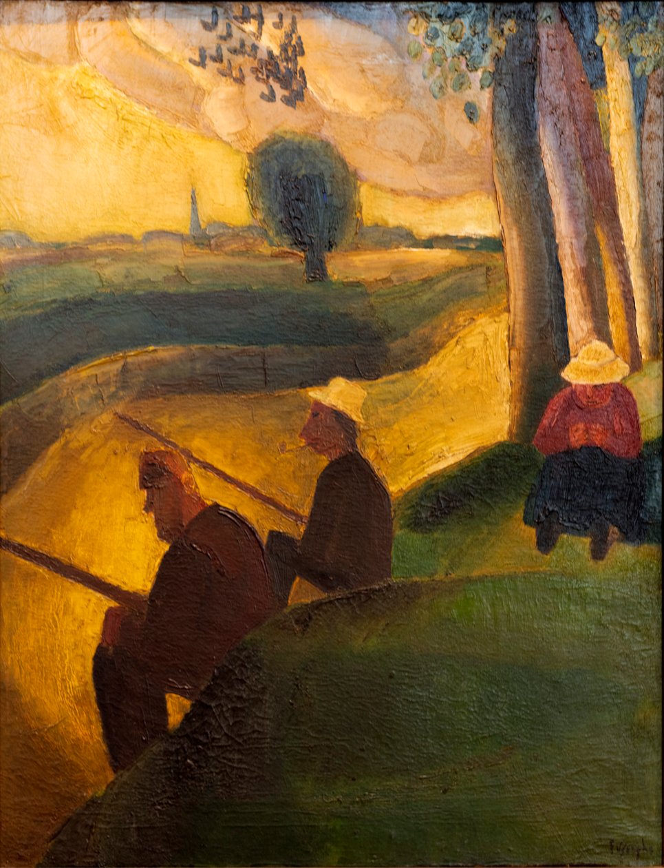 Pêcheurs à la rivière Leie - Frits van den Berghe