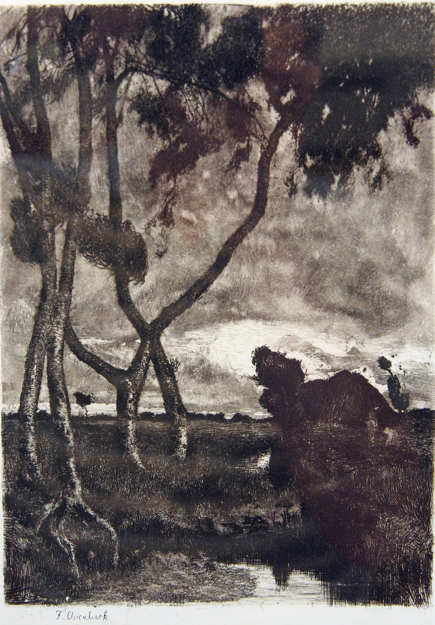 Tempête dans la lande - Fritz Overbeck
