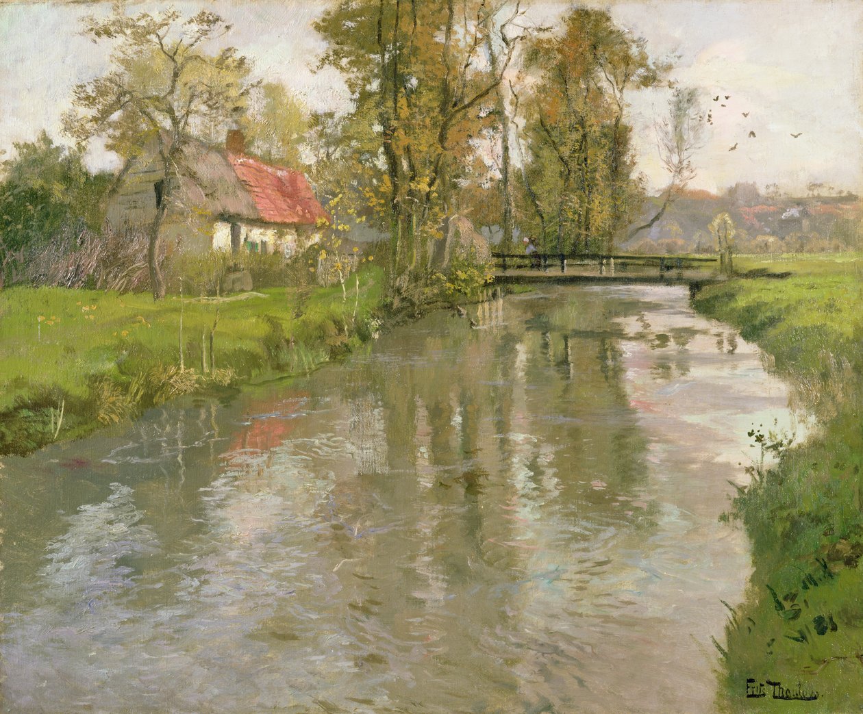Paysage fluvial, vers 1897 - Frits Thaulow