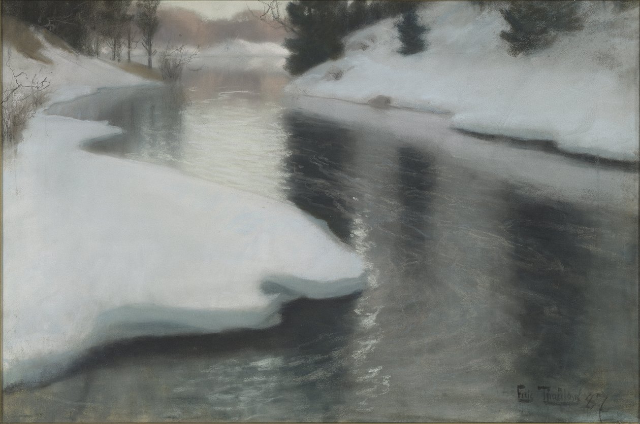Dégel printanier, 1887 - Frits Thaulow